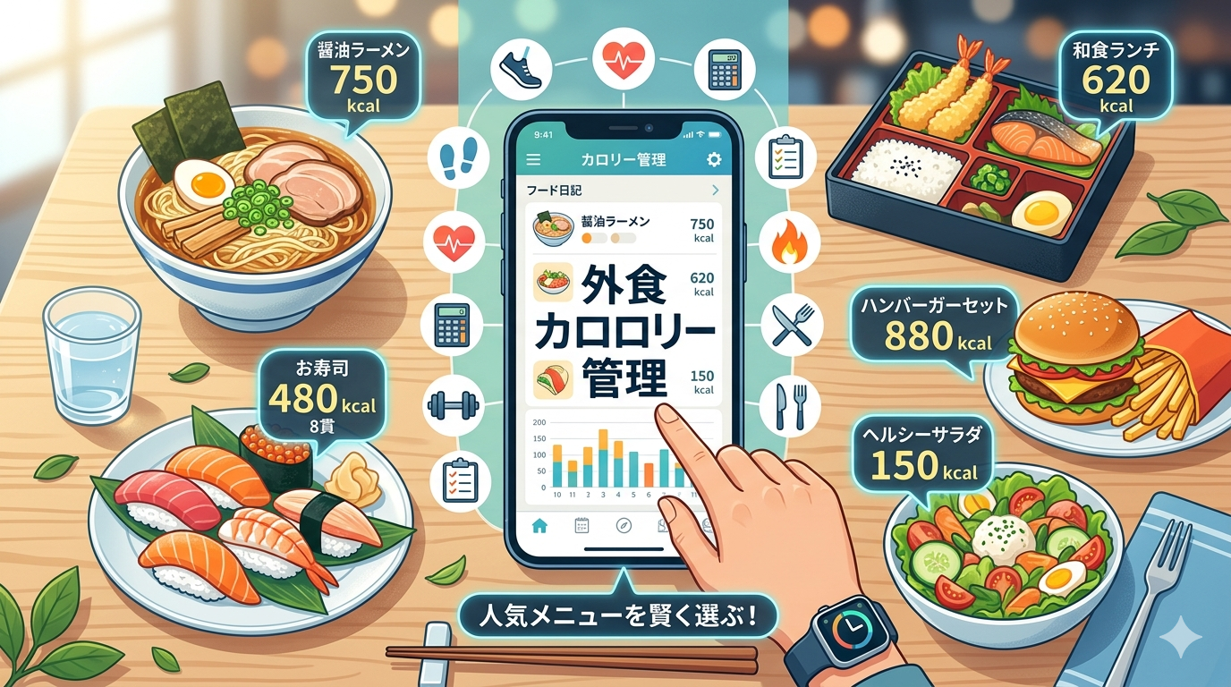 外食チェーンのカロリー・糖質一覧！ダイエット中に選ぶべきメニュー徹底比較